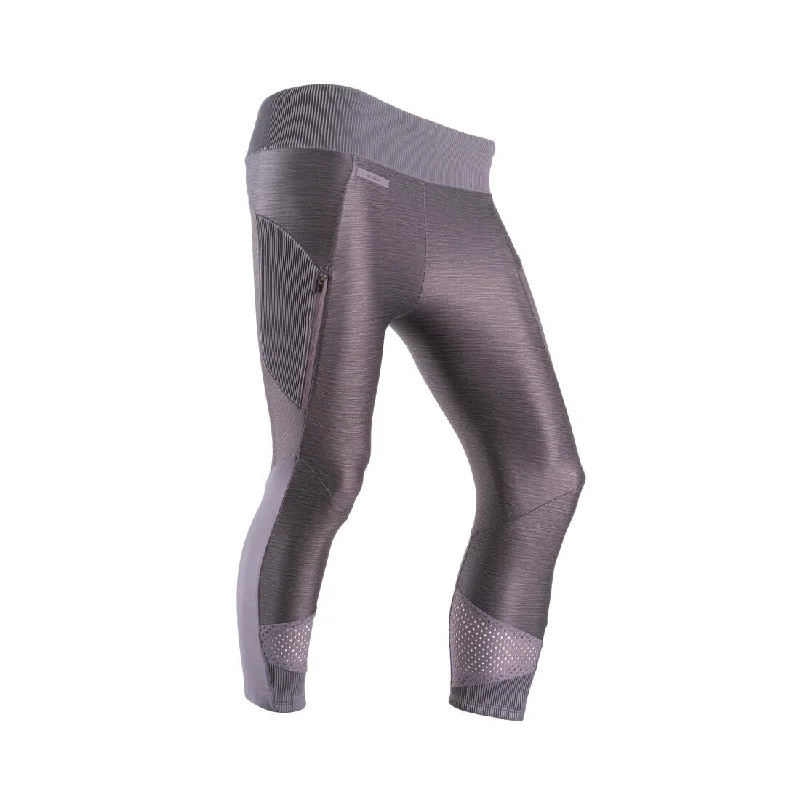 Women's breathable short running leggings Dry+ Feel Trendy Colorblock Print Leggings