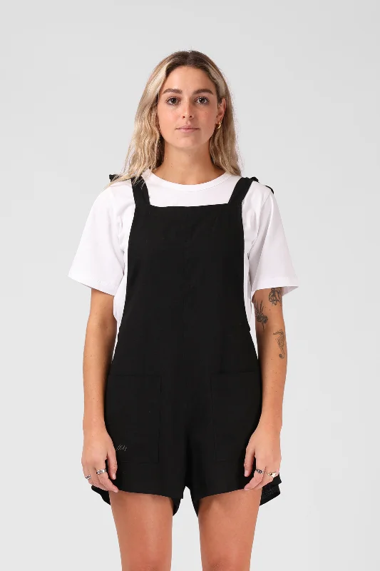 Lucy Jumpsuit - Black Flared jumpsuit, Retro style, Trendy, Comfortable