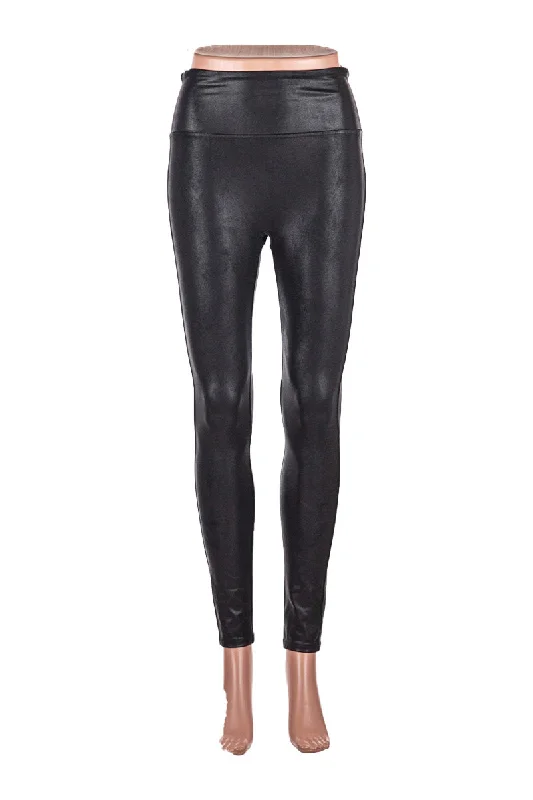 Spanx Legging Trendy Black Mesh Leggings