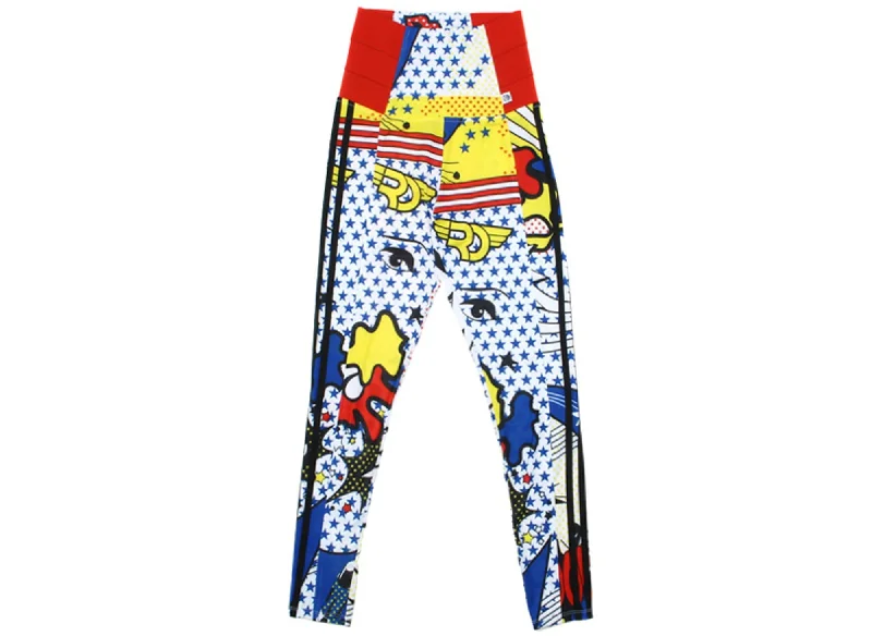 Women's Adidas Jeremy Scott Super Leggings Stylish Faux Leather Leggings