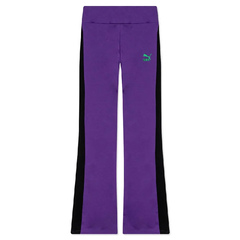 Puma x Dua Lipa Women's T7 Pants - Purple High-Waist Jogger Pants