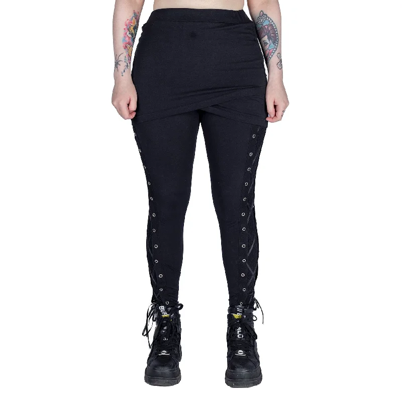 INA LEGGINGS - BLACK Comfortable Plus Size Leggings