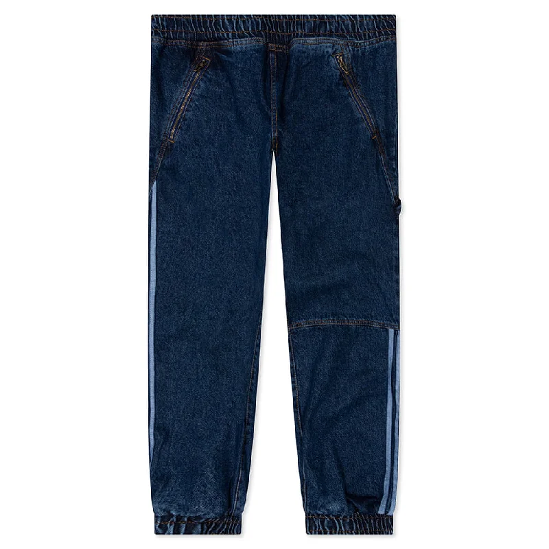 Adidas Originals x IVY PARK Denim Pant - Dark Denim Stylish Paperbag Waist Pants