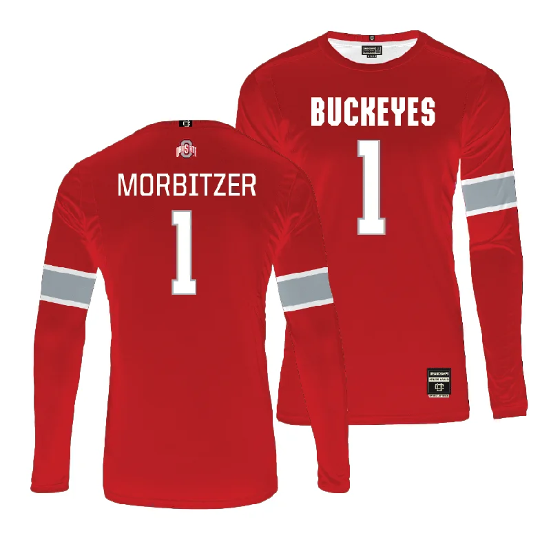 Ohio State Women's Red Volleyball Jersey - Sarah Morbitzer Premium Jersey Tee