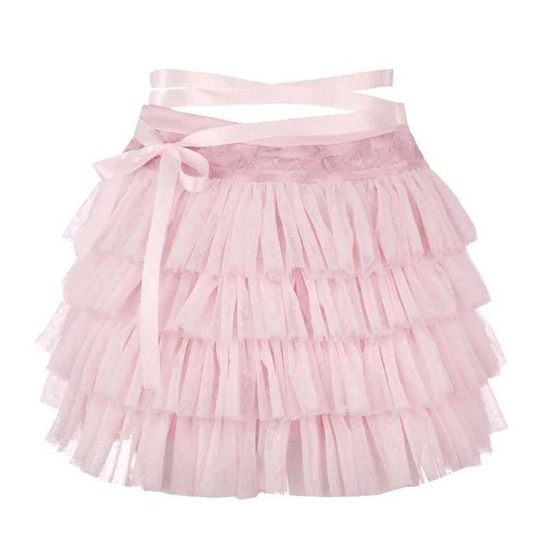 Ballet Mesh Tutu Skirt PL53169 corduroy skirt textured