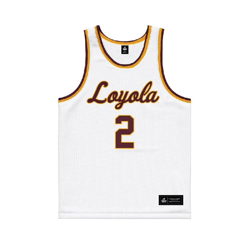 Loyola - NCAA Women's Basketball : Alexa Kinas - Basketball Jersey Polka Dot Jersey Shirt