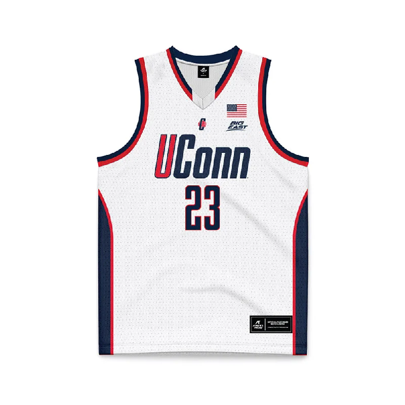 UConn - NCAA Women's Basketball : Kaitlyn Chen - Basketball Jersey Patterned Jersey Tee