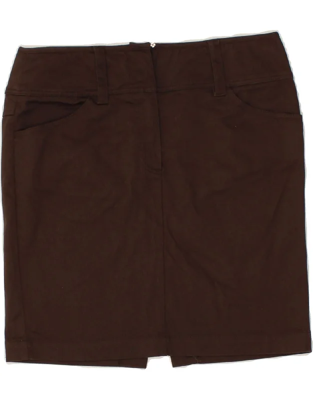 BENETTON Womens Mini Skirt W30 Medium  Brown boho skirt vibe