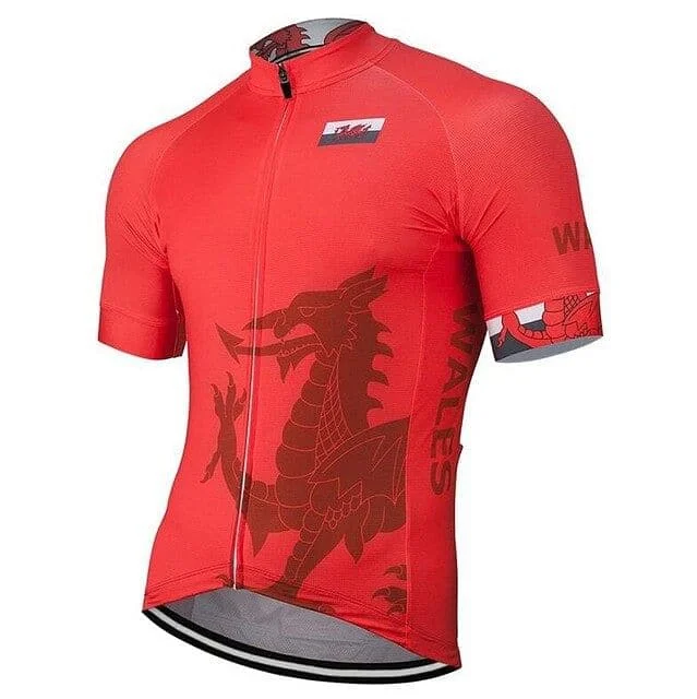 Wales Cycling Jersey Silk Jersey Blouse