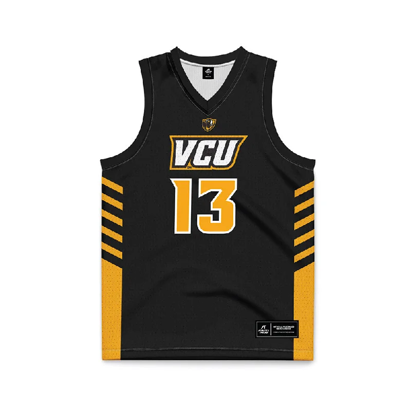 VCU - NCAA Women's Basketball : Zoli Khalil - Black Basketball Jersey Autumn Jersey Shirt