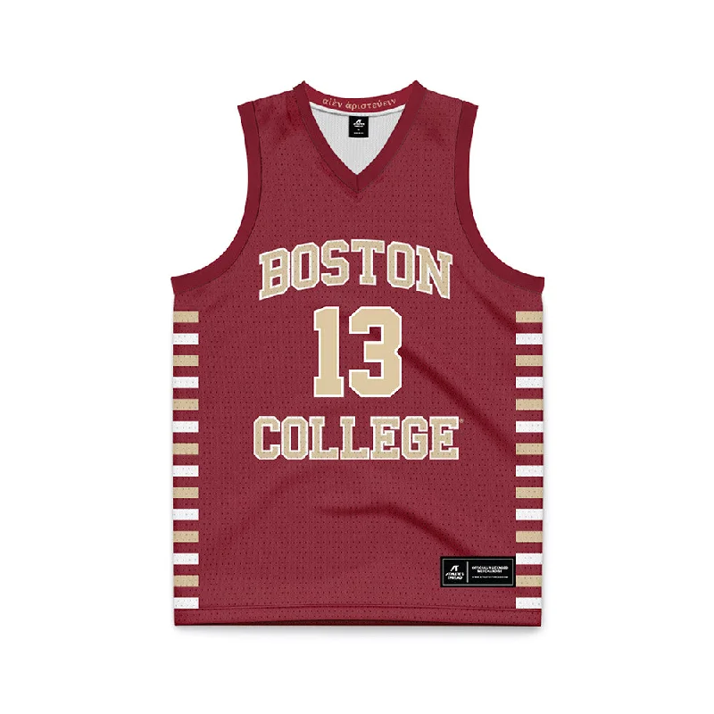 Boston College - NCAA Women's Basketball : Tatum Greene - Maroon Basketball Jersey Women's Jersey Top