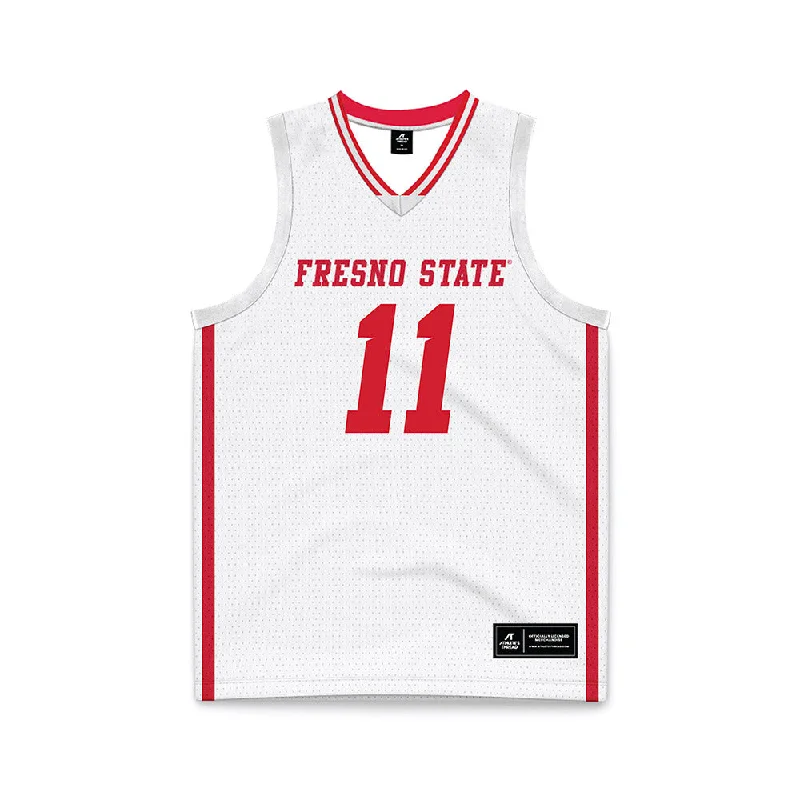 Fresno State - NCAA Women's Basketball : Malaya LeSueur - Basketball Jersey Eco-Friendly Jersey Tee