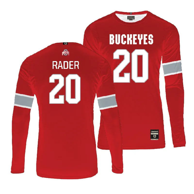 Ohio State Women's Red Volleyball Jersey - Rylee Rader Fashion Jersey Blouse