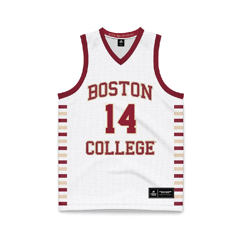 Boston College - NCAA Women's Basketball : Kayla Lezama - White Basketball Jersey Women's Jersey Top