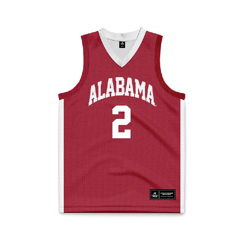 Alabama - NCAA Women's Basketball : Chloe Spreen - Crimson Basketball Jersey Cream Jersey Tee