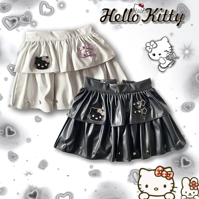 CUTE CARTOON SKIRT PL53116 wool skirt warm