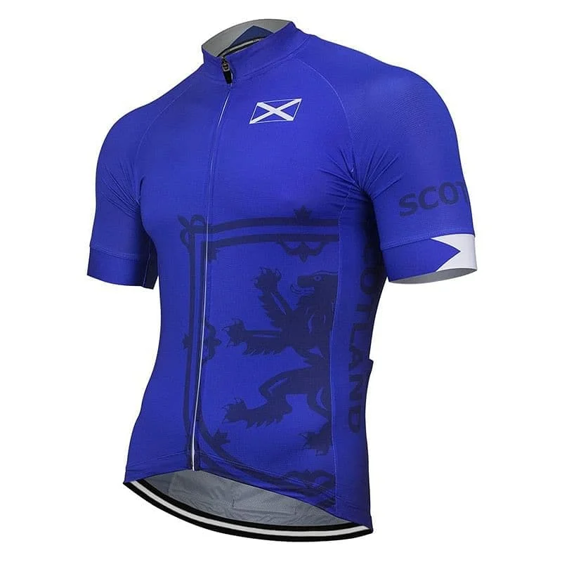 Scotland Cycling Jersey Cotton Jersey Tee