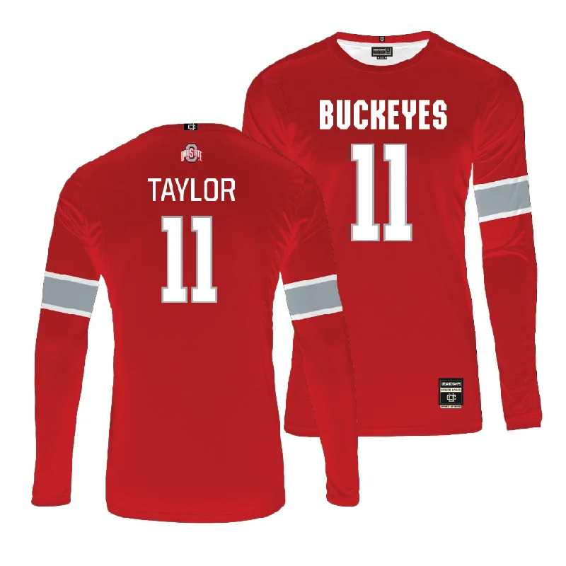 Ohio State Women's Red Volleyball Jersey - Sydney Taylor Lightweight Jersey Top