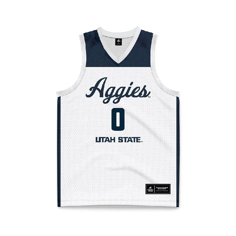 Utah State - NCAA Women's Basketball : Ivory Finley - Basketball Jersey Ribbed Jersey Tee