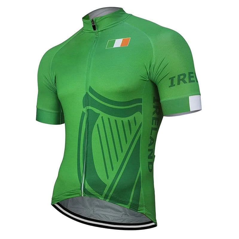 Ireland Cycling Jersey Linen Jersey Top