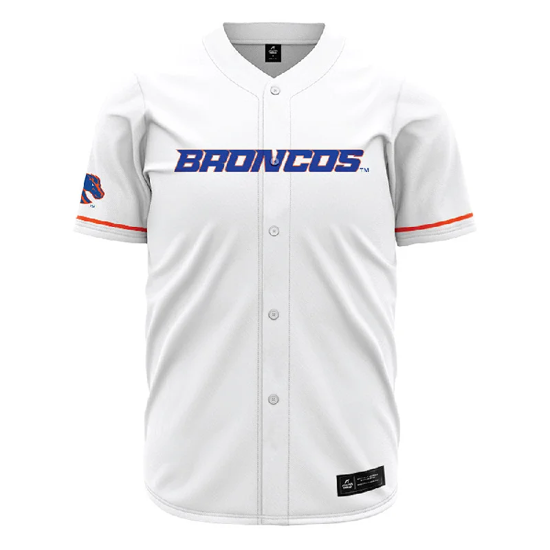 Boise State - NCAA Women's Track & Field : Ciara Brown - White Jersey Metallic Jersey Tee