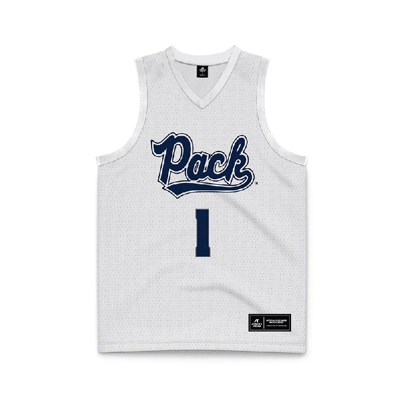 Nevada - NCAA Women's Basketball : Ahrray Young - White Basketball Jersey Retro Jersey Tee