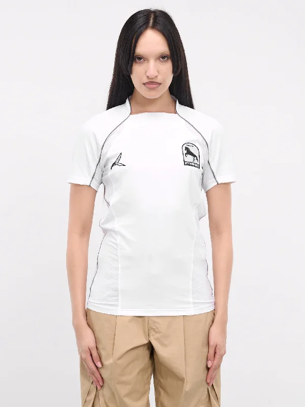 Football Jersey (TS2W-WHITE) Beige Jersey Tee