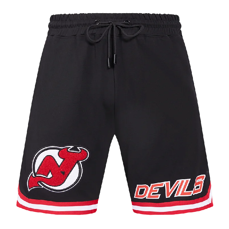 SHORTS DE BASKETBALL NHL NEW JERSEY DEVILS CLASSIC CHENILLE Asymmetrical Jersey Blouse