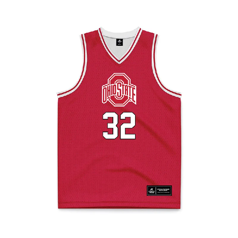 Ohio State - NCAA Women's Basketball : Cotie McMahon - Basketball Jersey Long Sleeve Jersey Tee