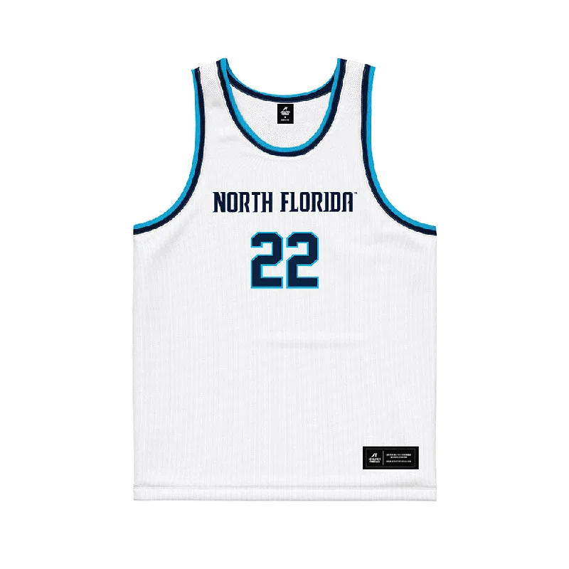 UNF - NCAA Women's Basketball : Lyric Swann - Basketball Jersey Hemp Jersey Tee