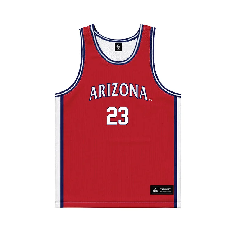 Arizona - NCAA Women's Basketball : Paulina Paris - Cardinal Basketball Jersey Geometric Jersey Top