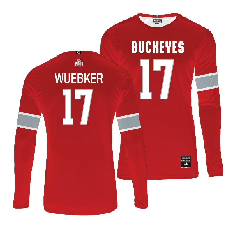 Ohio State Women's Red Volleyball Jersey  - Reese Wuebker Casual Weekend Jersey Tee