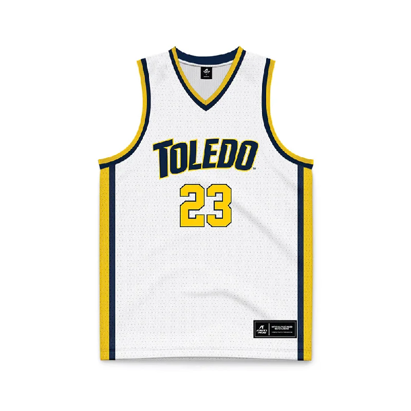 Toledo - NCAA Women's Basketball : Kendall Braden - Basketball Jersey Striped Jersey Top