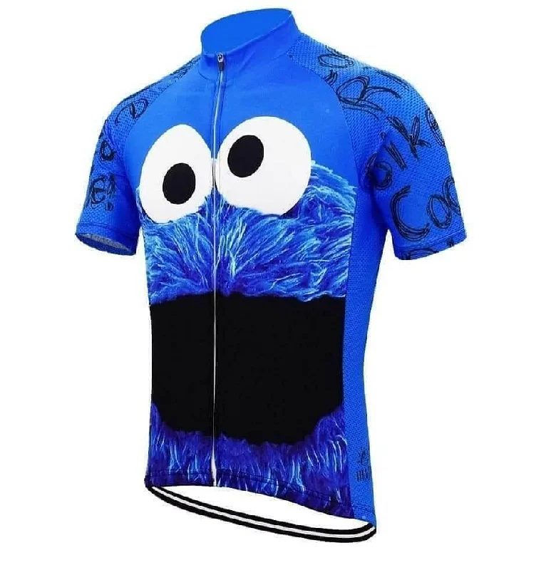 Cookie Monster - Ride, Bike, Eat Cookie! Cycling Jersey Trendy Jersey Shirt