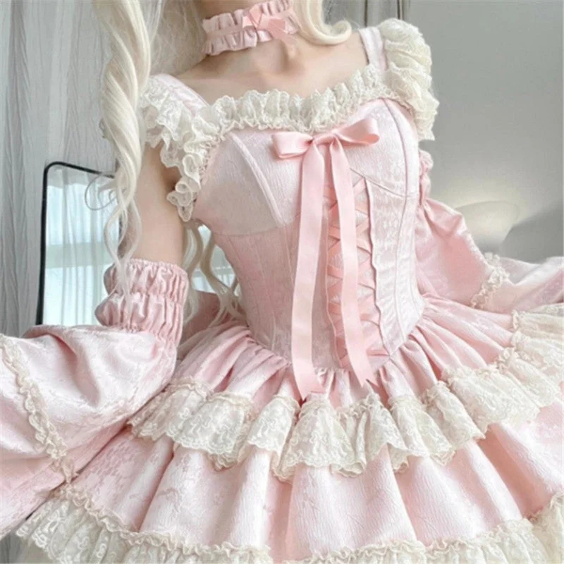 Sweet Lolita Tutu Skirt PA10142 chiffon skirt airy