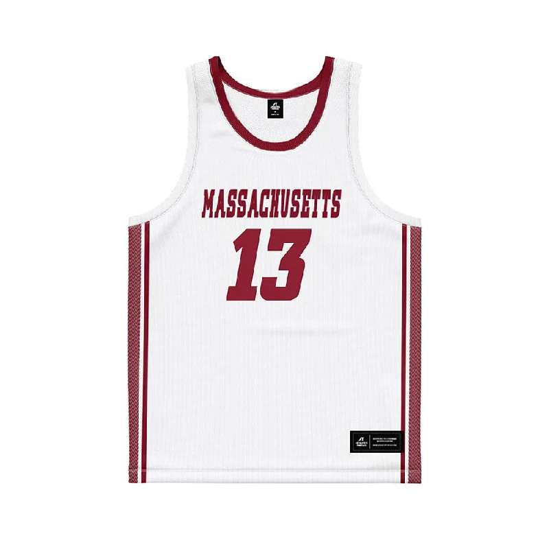 UMass - NCAA Women's Basketball : Kasey Bretones - White Basketball Jersey Classic Jersey Tee