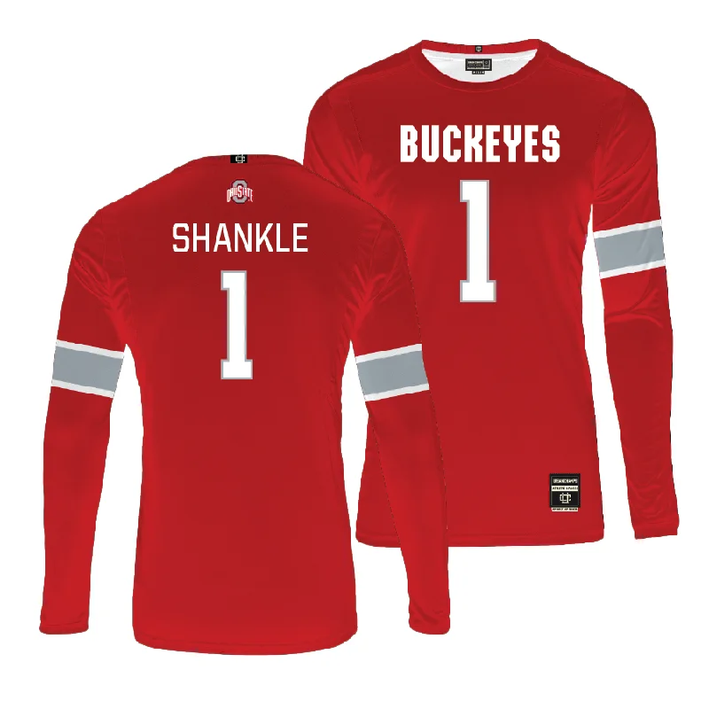 Ohio State Women's Red Volleyball Jersey   - Ava Shankle Exclusive Jersey Tee