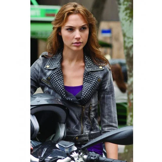 Fast & Furious 9 Gal Gadot Studded Jacket