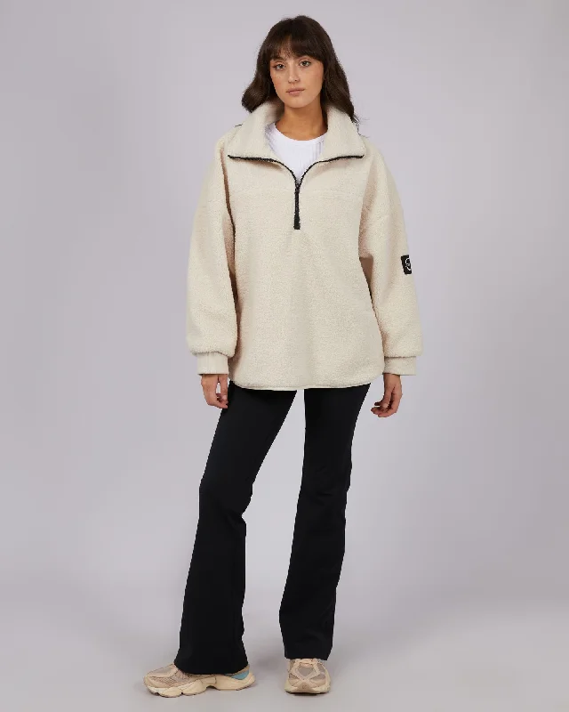 All About Eve Amara Quarter Zip Teddy