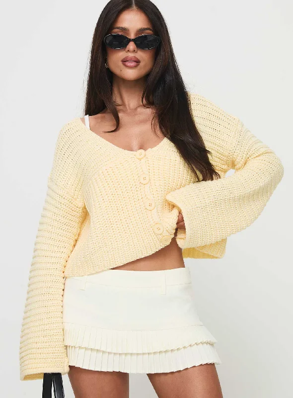 Artha Cardigan Lemon