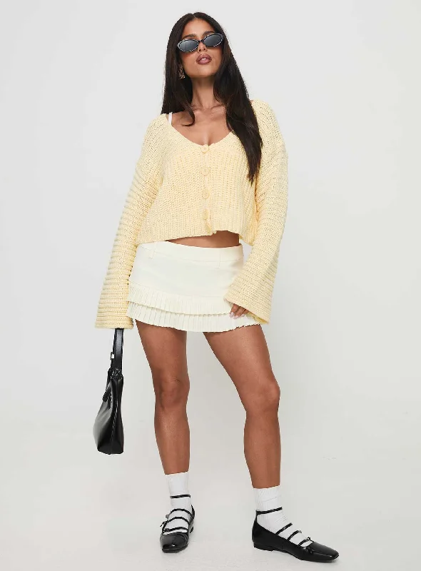 Artha Cardigan Lemon