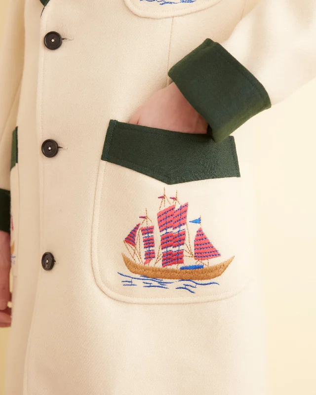 Embroidered Barque Theatre Coat