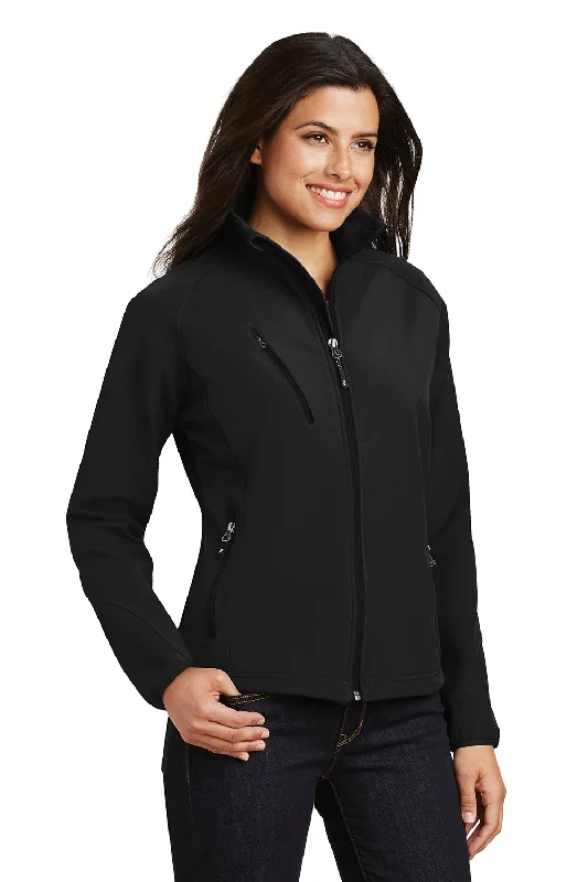 Port Authority Womens Wind & Water Resistant Full Zip Jacket - Black