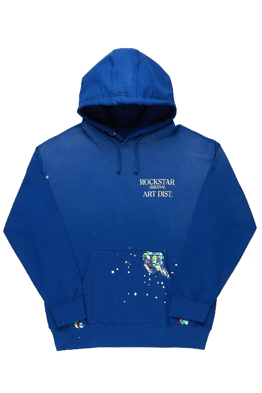 Make It Rain Royal Blue Oversized Hoodie