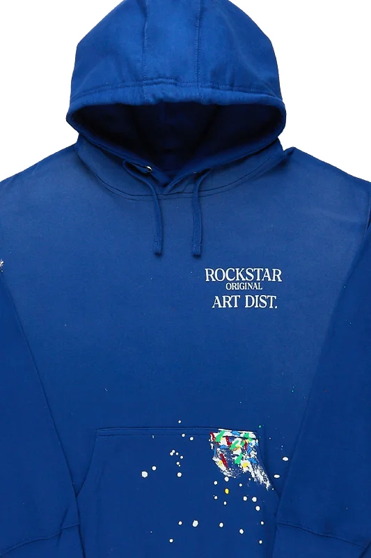 Make It Rain Royal Blue Oversized Hoodie