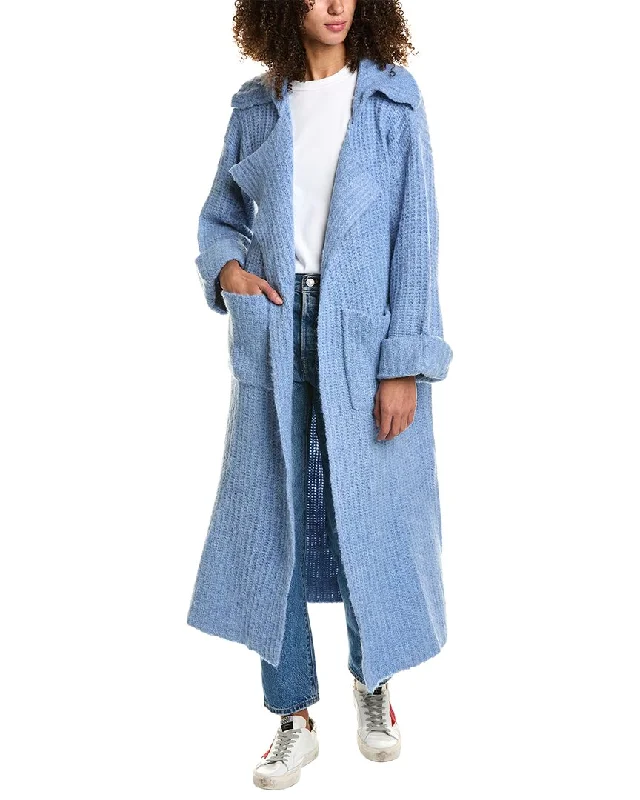 SUBOO Mista Oversized Wool-Blend Coatigan