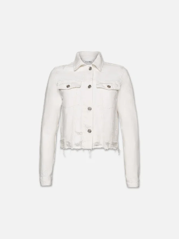 Le Vintage Jacket -- White Rips