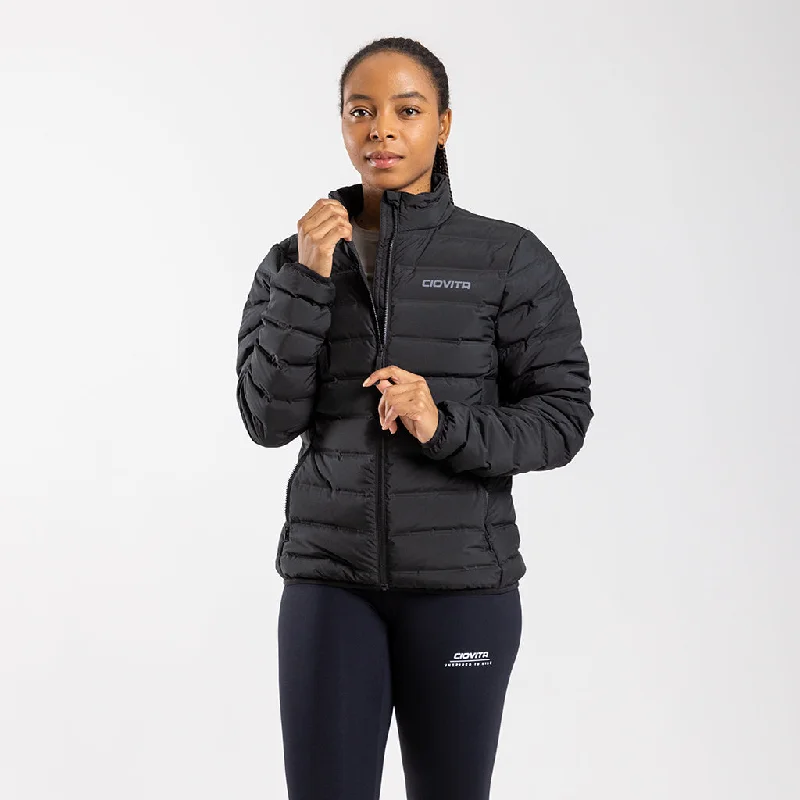 Women's Down Puffer Jacket (Black)