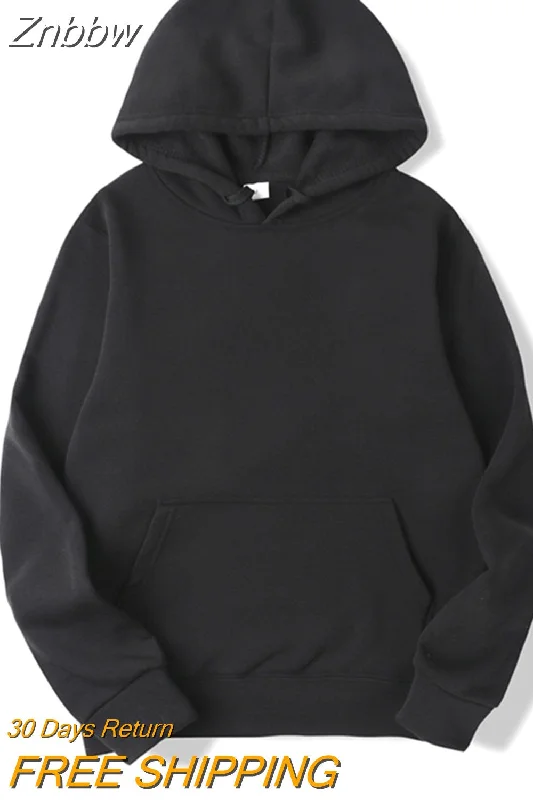 Znbbw оверсайз velvet Black Hood Hoodies Ladies Long Sleeve Casual Hooded Sweatshirt Dress Pullover толстовка women Sweatshirt