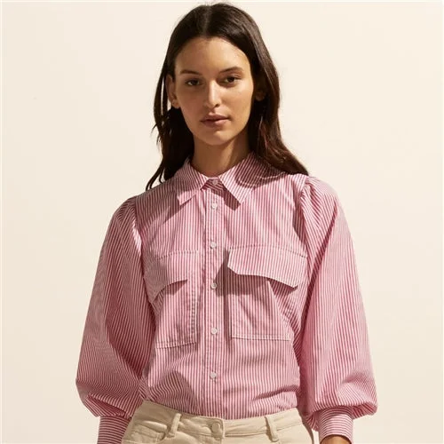 Zoe Kratzmann Underpin Top - Magenta Stripe